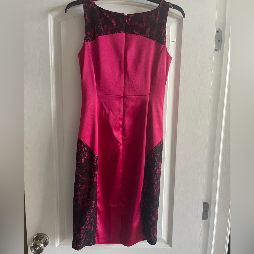 Pink Satin Dress - Picture 4 of 6